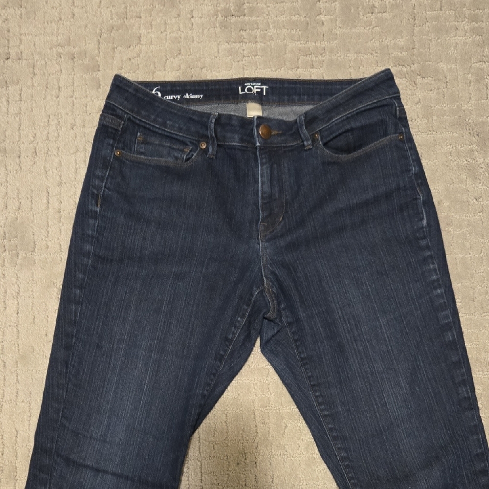 LOFT Curvy Skinny Jeans